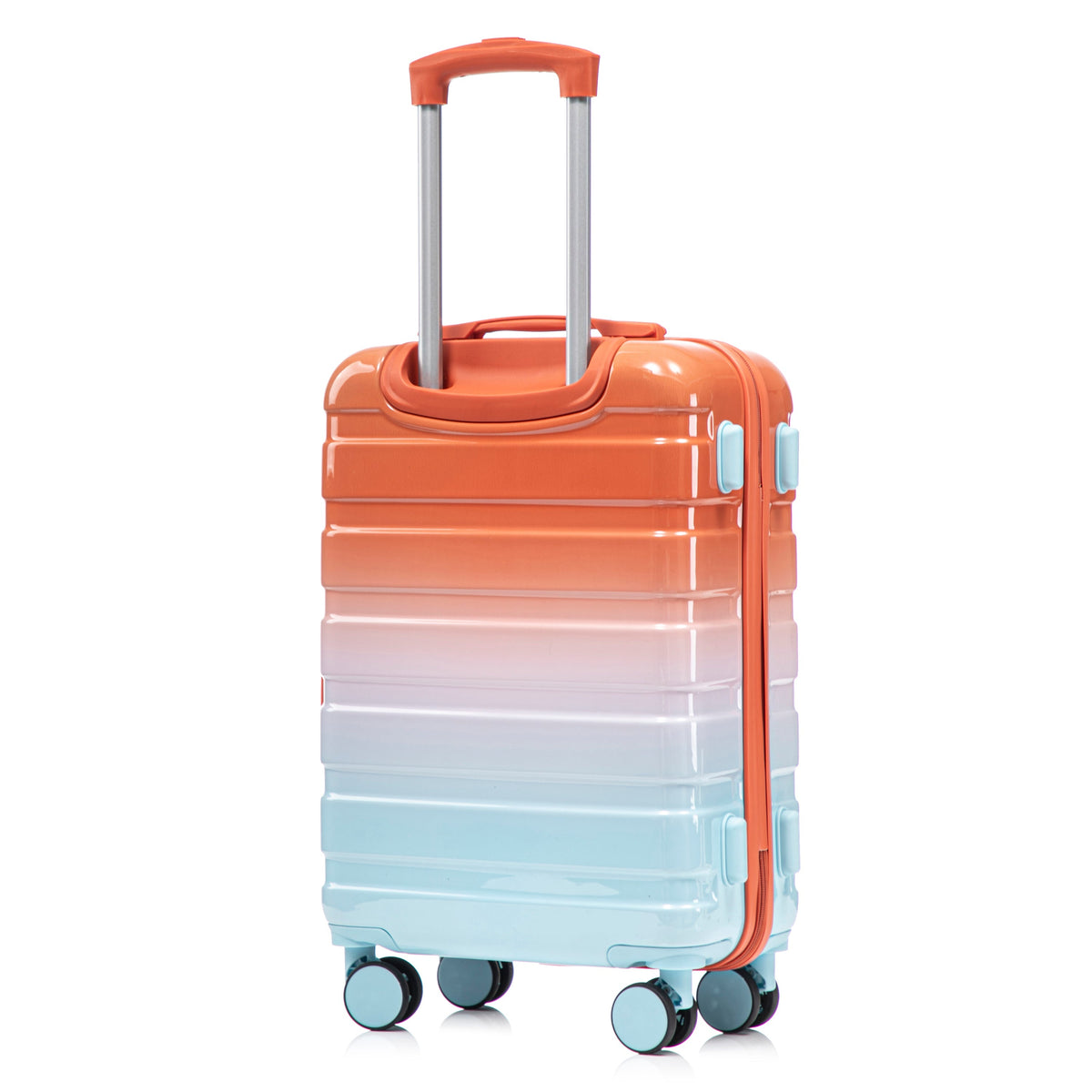 2-Piece Gradient Spinner Luggage Set with Lock
