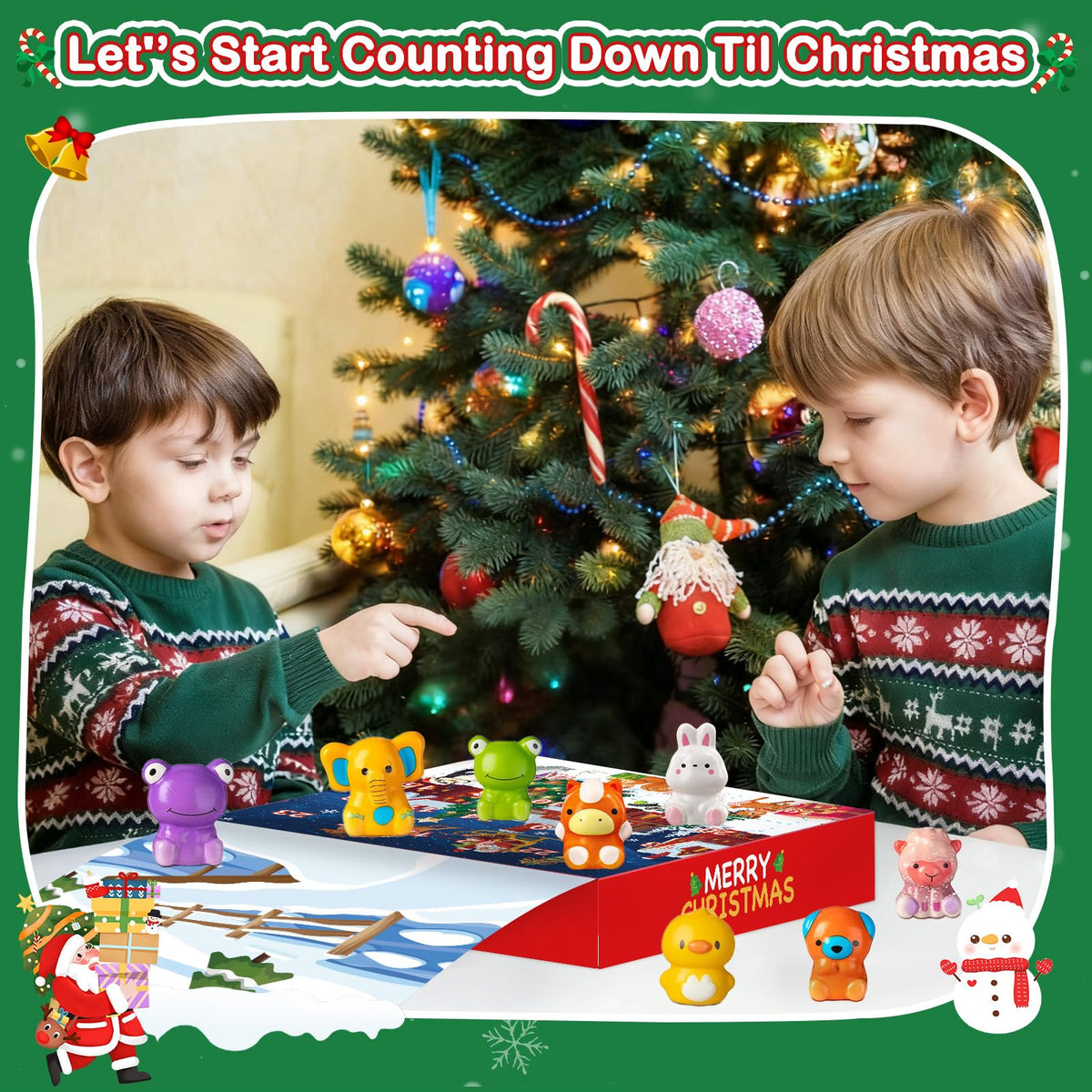 Govetom Slow-Rising Squishy Advent Calendar – 2025 Edition