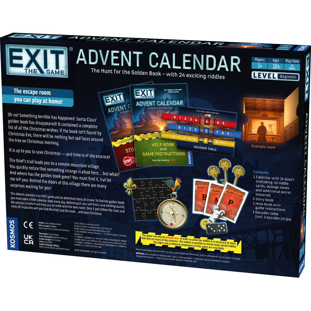 EXIT: Advent Calendar - The Hunt for the Golden Book