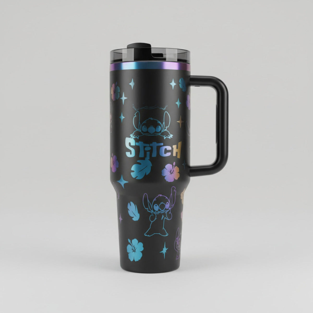 40oz Stainless Steel Tumbler with Handle - Insulated Travel Cup