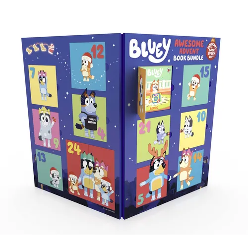 Bluey: Awesome Advent Calendar Book Bundle - Paperback — original supplier cover