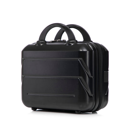 ABS Spinner Wheel Luggage Set with Combination Lock - Black