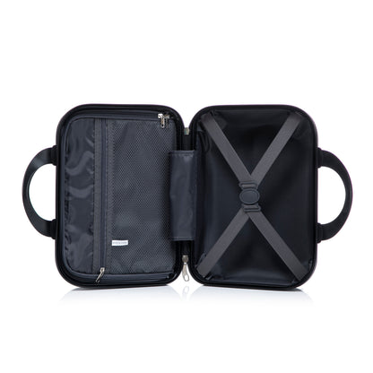 14" & 20" ABS Spinner Luggage Set with Cosmetic Case