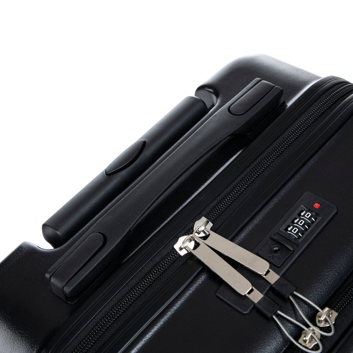 14" & 20" ABS Spinner Luggage Set with Cosmetic Case