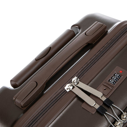 2-Piece Spinner Luggage Set with Cosmetic Case