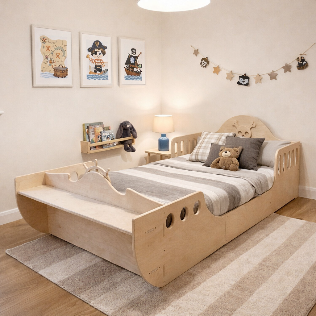 Captain Jack Pirate Ship Bed
