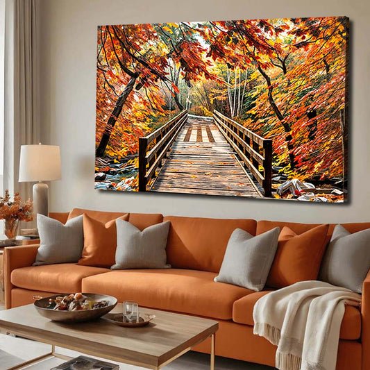 Crossing Autumn Wall Art