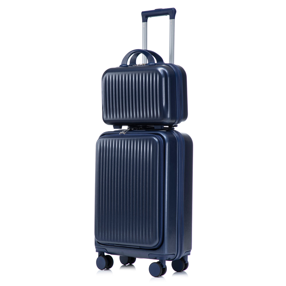 14"/20" 2-Piece ABS Spinner Luggage Set