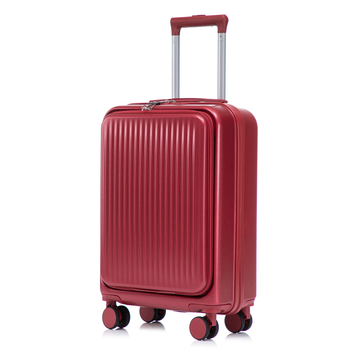14"/20" 2-Piece ABS Spinner Luggage Set with Lock
