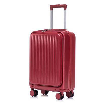 14"/20" 2-Piece ABS Spinner Luggage Set with Lock
