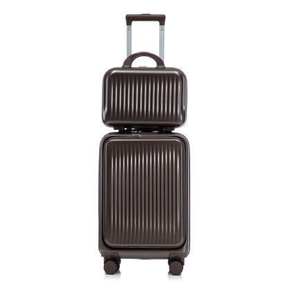 2-Piece Spinner Luggage Set with Cosmetic Case