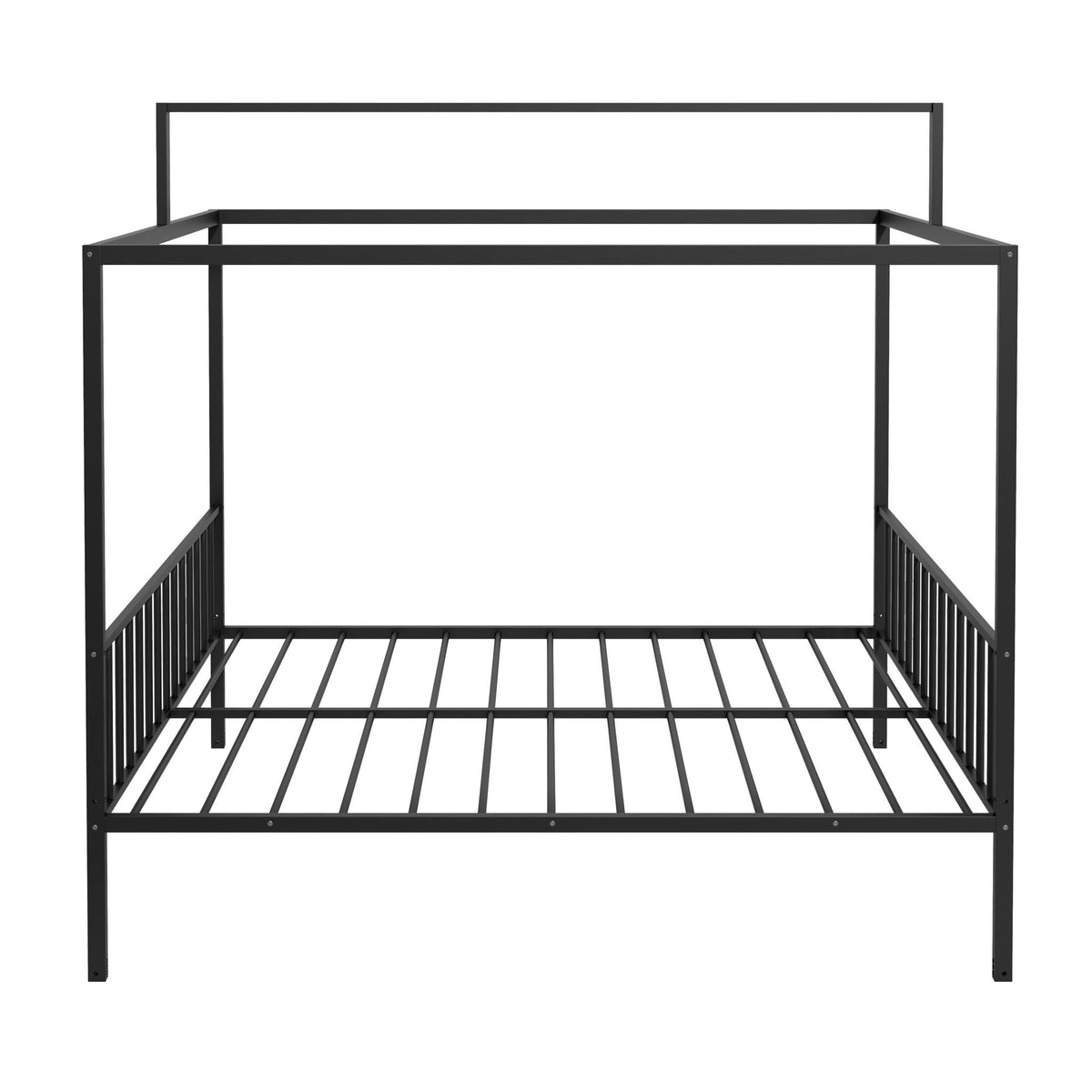 3-in-1 Montessori Floor Bed with Fenced Support