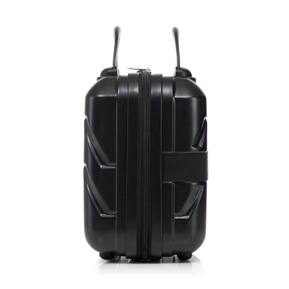 ABS Spinner Wheel Luggage Set with Combination Lock - Black