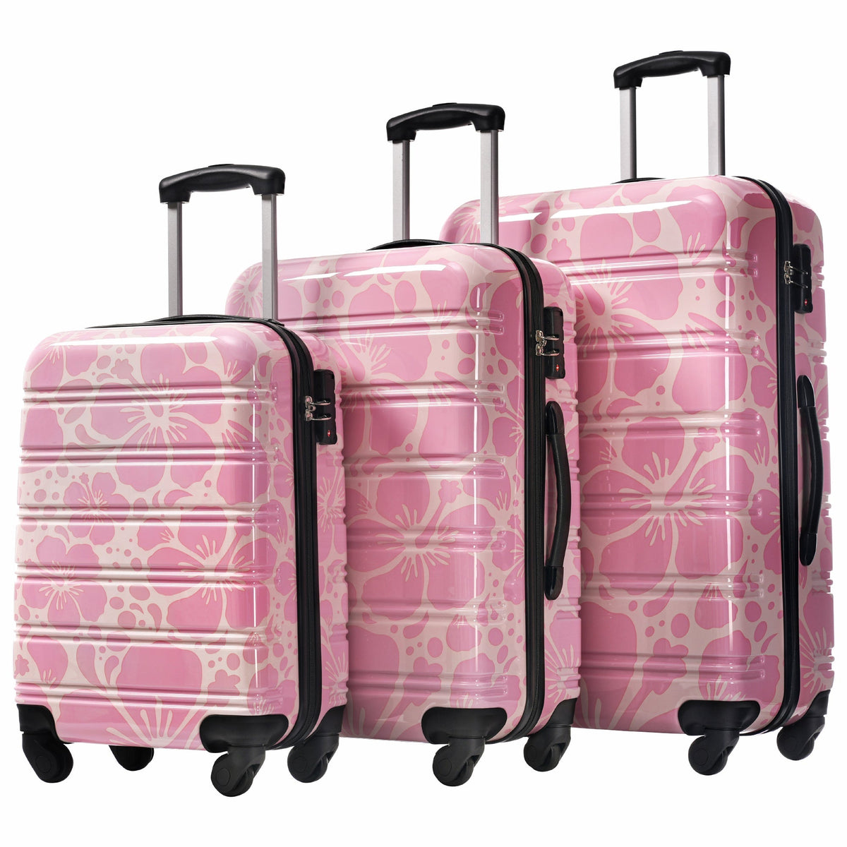 Hardshell 3-Piece Spinner Luggage Set with TSA Lock