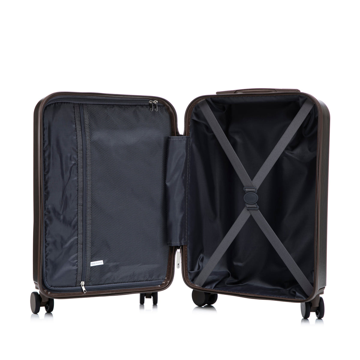 2-Piece Spinner Luggage Set with Cosmetic Case