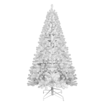 7ft White Christmas Tree with Memory Wire and 1064 Tips - White