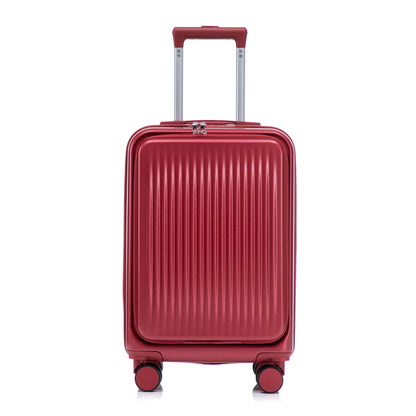 14"/20" 2-Piece ABS Spinner Luggage Set with Lock