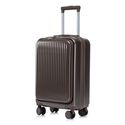 2-Piece Spinner Luggage Set with Cosmetic Case