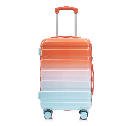 2-Piece Gradient Spinner Luggage Set with Lock