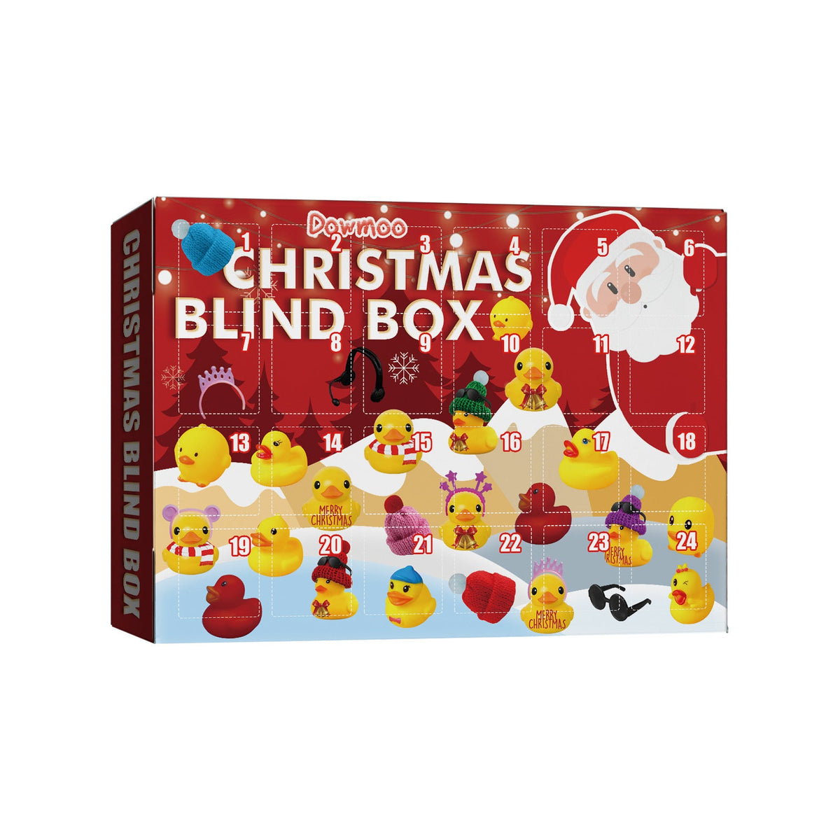 24-Day Yellow Duck Advent Calendar – Collectible Duck Set