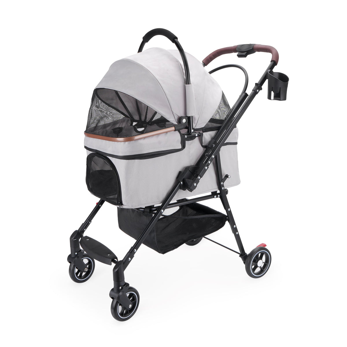 Foldable Pet Stroller for Dogs & Cats