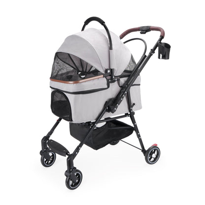 Foldable Pet Stroller for Dogs & Cats