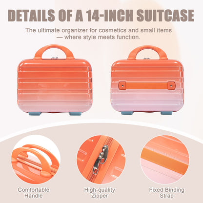 2-Piece Gradient Spinner Luggage Set with Lock