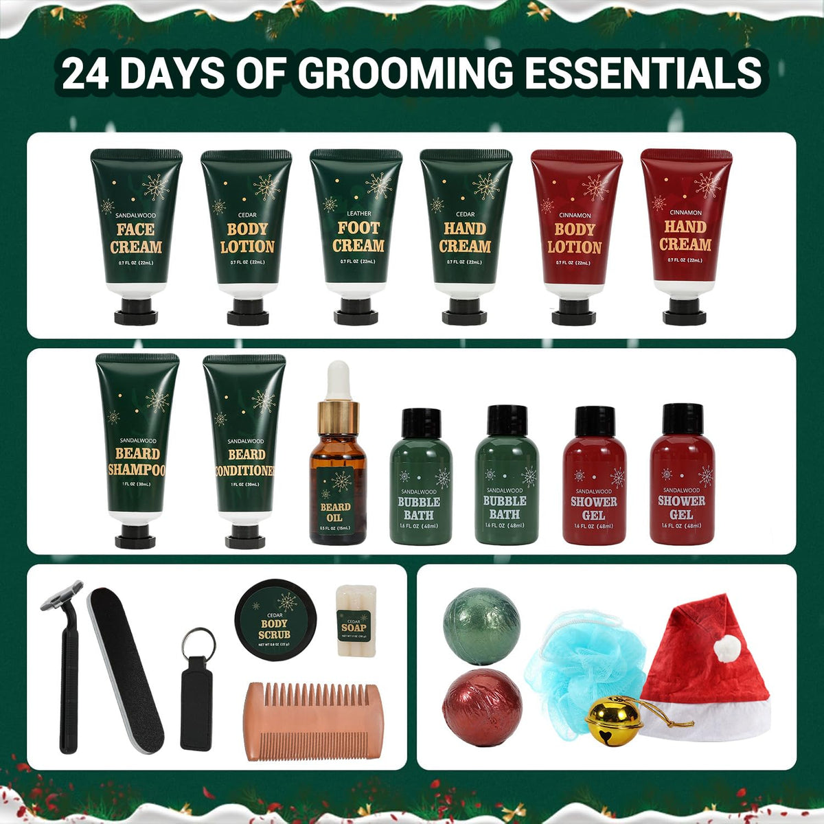 Men’s Beard Care & Skincare Advent Calendar – 2025 Edition