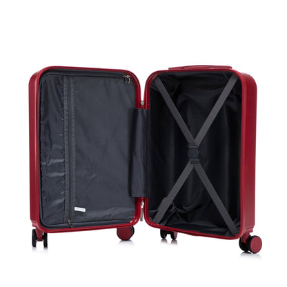 14"/20" 2-Piece ABS Spinner Luggage Set with Lock