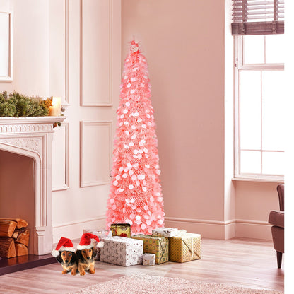 Pink Pop-Up Christmas Tree – product view 2