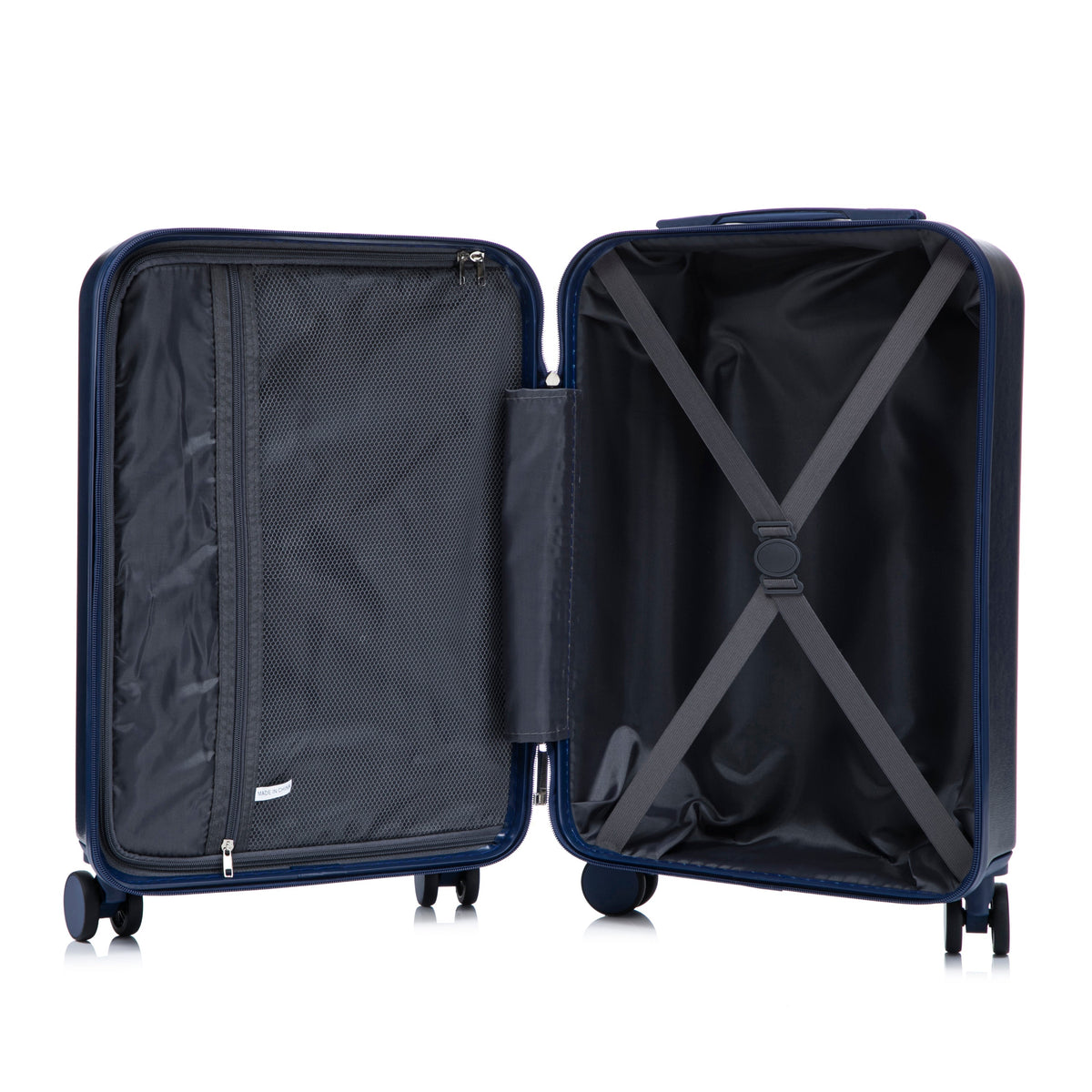 14"/20" 2-Piece ABS Spinner Luggage Set