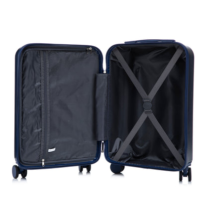 14"/20" 2-Piece ABS Spinner Luggage Set
