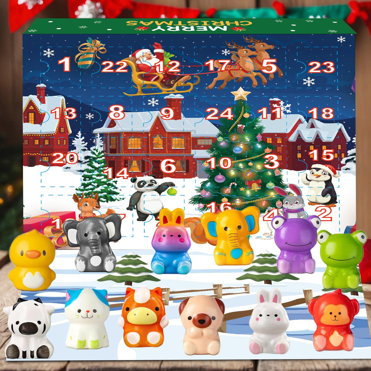 Govetom Slow-Rising Squishy Advent Calendar – 2025 Edition