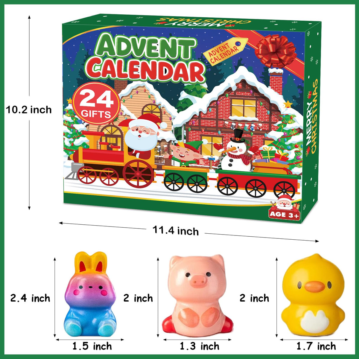 Govetom Slow-Rising Squishy Advent Calendar – 2025 Edition
