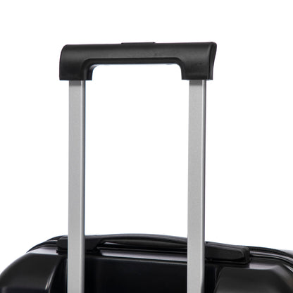 ABS Spinner Wheel Luggage Set with Combination Lock - Black