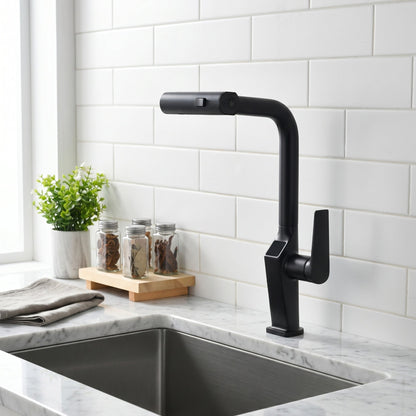 Touchless Matte Kitchen Faucet with Touchless Design - Matte Black