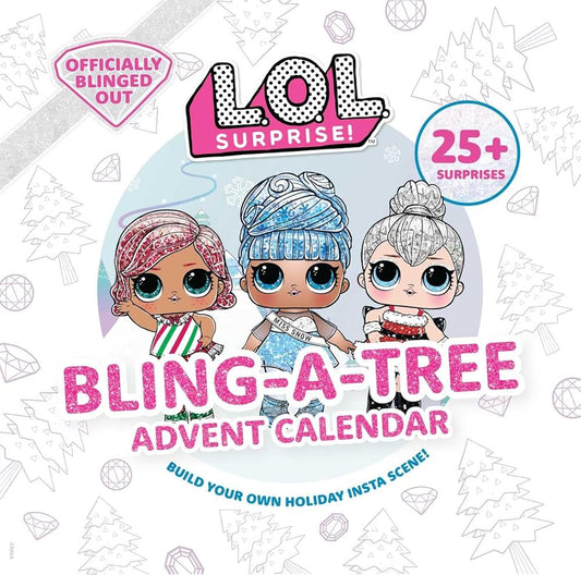 L.O.L. Surprise! Bling-A-Tree Advent Calendar: (LOL Surprise, Trim a Tree, Craft Kit, 25+ Surprises, L.O.L. For Girls Aged 6+)