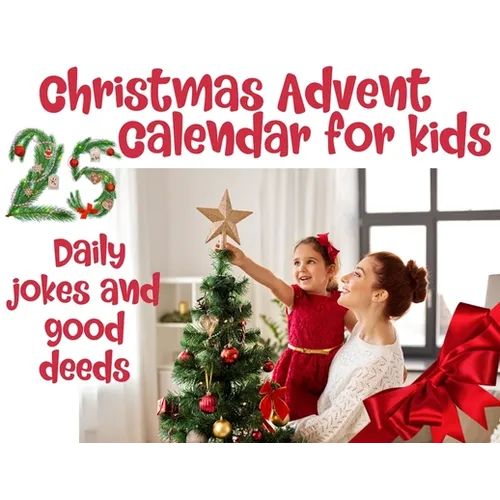 Kids’ Christmas Countdown Book – Jokes & Good Deeds, Paperback