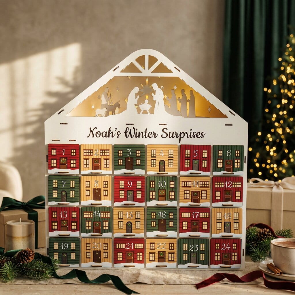 Christmas Advent Calendar - Colored