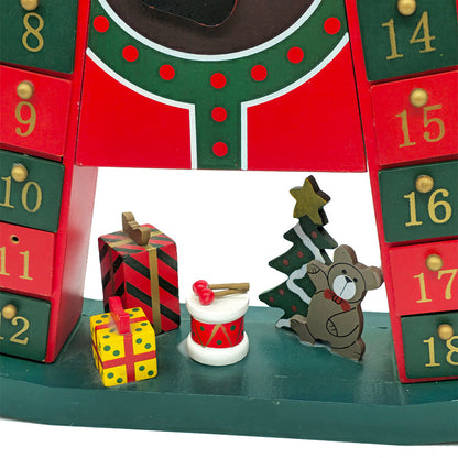 Santa's Wooden Horse Advent Calendar Wizardi F07M6-16 – product view 2