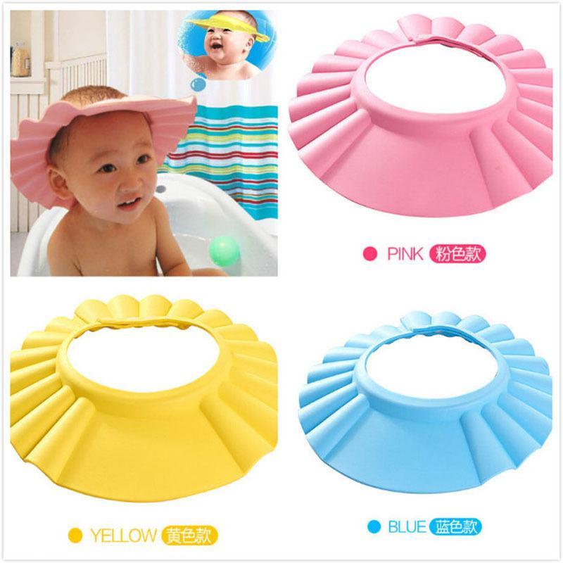 Kids’ Shampoo Shield Cap – Adjustable Bath & Hair-Wash Visor