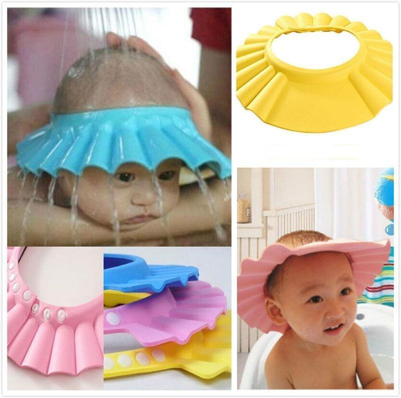 Kids’ Shampoo Shield Cap – Adjustable Bath & Hair-Wash Visor