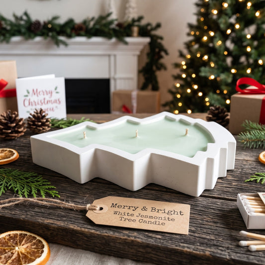 Merry & Bright Christmas Tree 3-Wick Candle