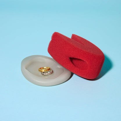 Mitts Wine Glass Cleaning Sponge & Base Starter Kit