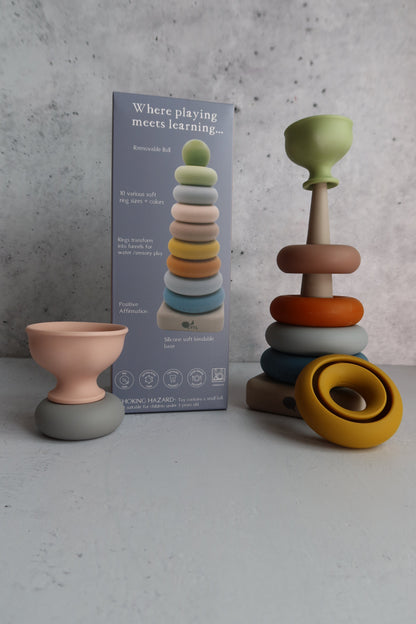 LYTL® Silicone Ring Stacking Toy – 10 Piece