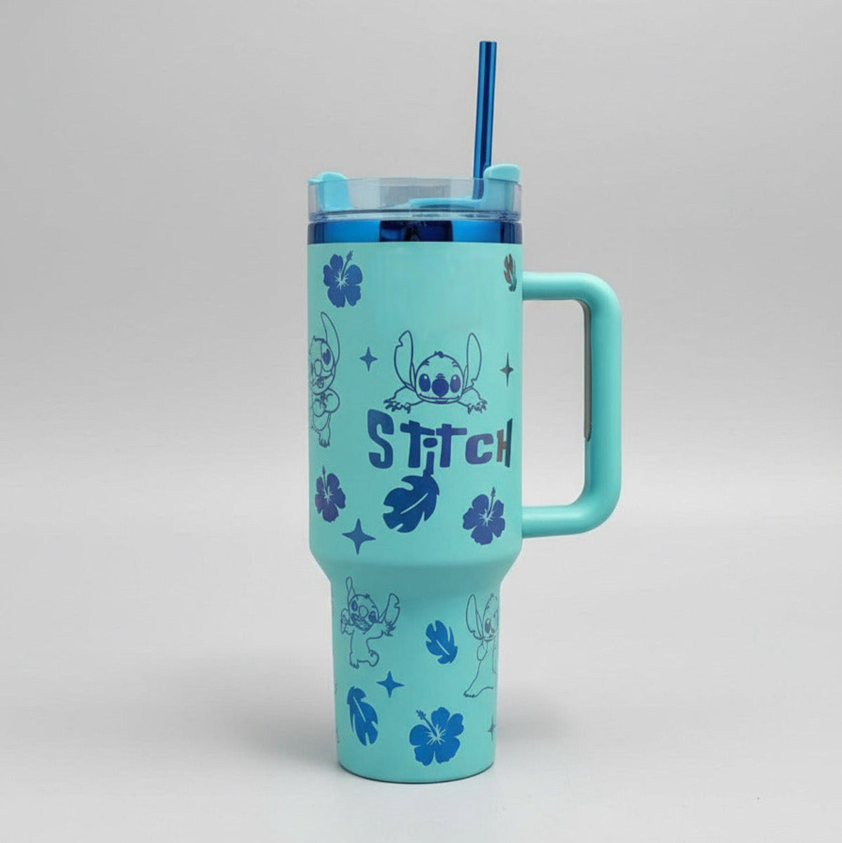 40oz Stainless Steel Tumbler with Handle - Insulated Travel Cup