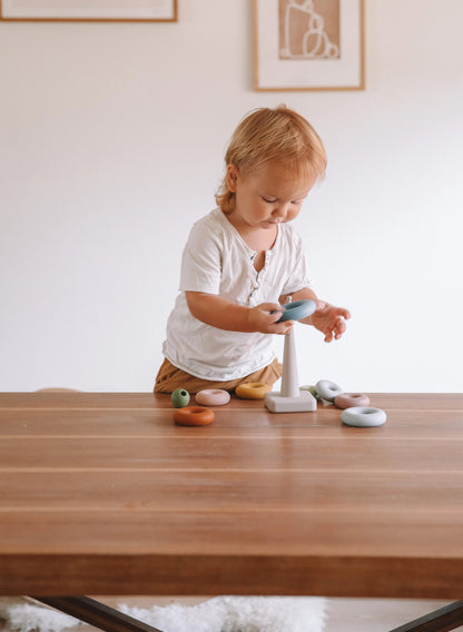 LYTL® Silicone Ring Stacking Toy – 10 Piece