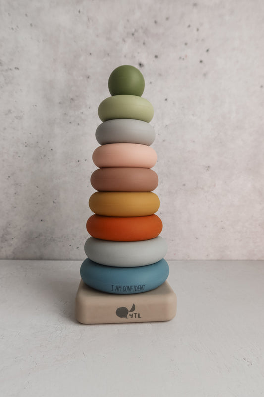 LYTL® Silicone Ring Stacking Toy – 10 Piece