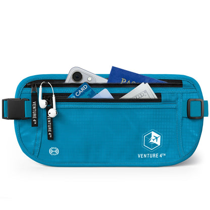 RFID-Safe Travel Money Belt & Hidden Organizer