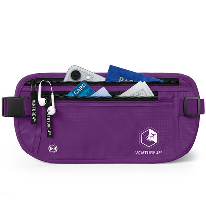 RFID-Safe Travel Money Belt & Hidden Organizer